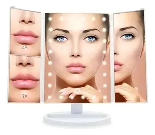 Espejo Maquillaje Luz Led Usb Cálida Vasoyo Espejo-MX03