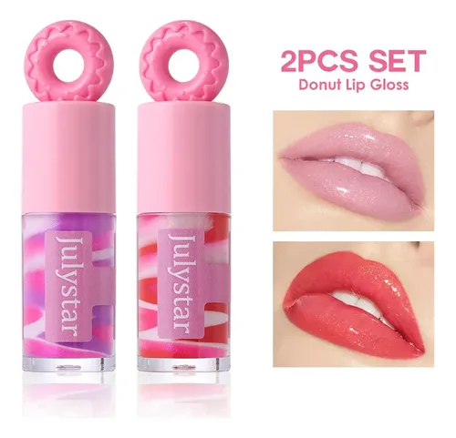 Set De 2 Labiales Donut Brillo Hidratante Para Labios 6ml*2 Variation