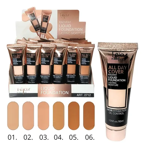 Base Para Rostro Radiant Liquid Foundation Hidratacion Tejar