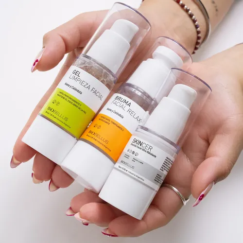 Rutina Facial Viaje Skincare Travel Kit Biobellus Relax