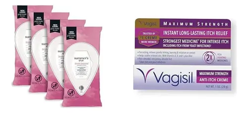 Paquete De Cuidado Femenino: Toallas Y Crema Anti-itch