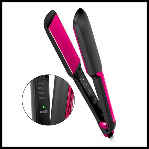 Planchita De Pelo Cabello Pantalla Digital Temp Ajusta