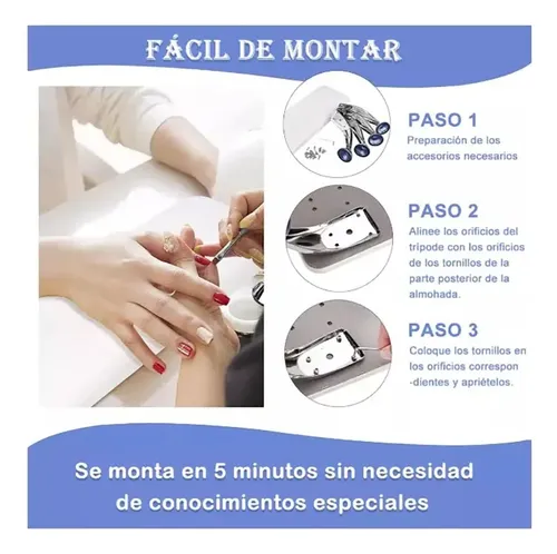 Soporte Para Reposapiés Nail Art Booster
