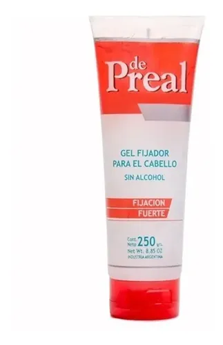 De Preal Gel Fijador Fijación Fuerte Pomo X250grs
