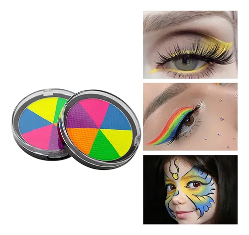 Bandeja De Pintura Fluorescente For Maquillaje Facial 2026