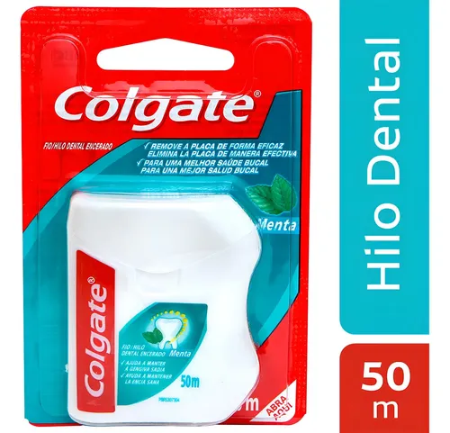 Colgate original hilo dental mint sabor menta 50 m