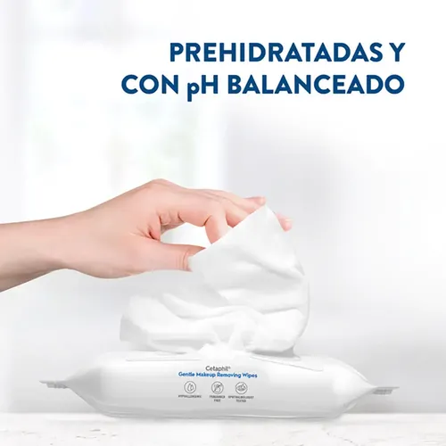 Toallitas De Limpieza Facial Cetaphil Desmaquillante X 25 Un