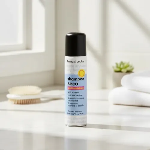 Shampoo Seco Con Keratina 90ml Anti Oleosidad Sin Enjuague
