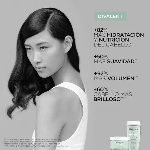 Champú Kérastase Specifique Bain Divalent, para raíces grasas y cabello sensibilizado, 250 ml