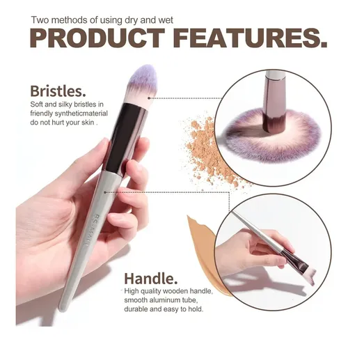 Brochas Bs-mall Makeup Brush Set 18 Pcs Premium.