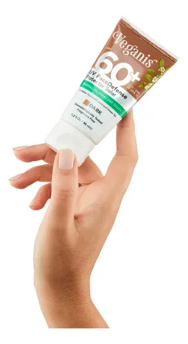 VEGANIS Protector Solar 60+ Color Dark Acid Hyaluronic 36ml