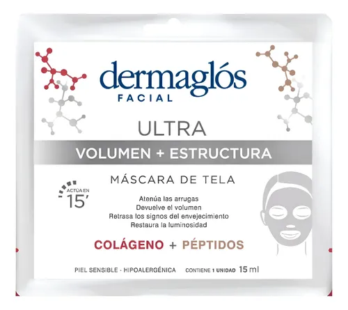Dermaglos Mascarilla De Tela Volumen + Estructura Normal