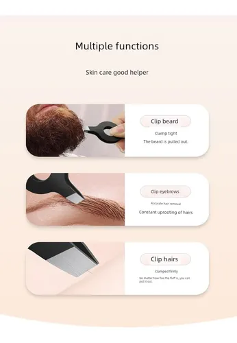 C* H Paquete 5 Pinzas Para Cejas Para Cabello Grueso C .