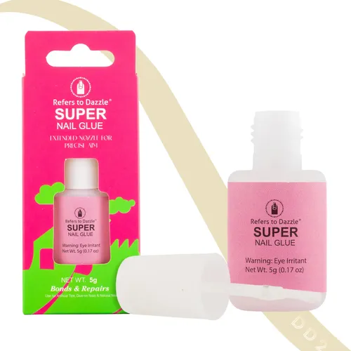 Pegamento Super Nail Glue P/ Uñas Postizas Tips C/pincel