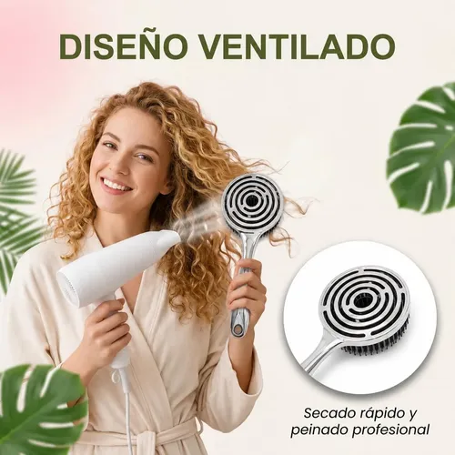 Cepillo Desenredante Anti Frizz Con Cerdas Mixtas Cabello