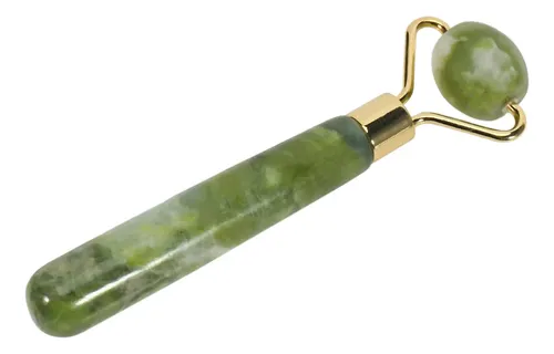 Juego De 2 Rodillos De Jade Para Masaje Facial