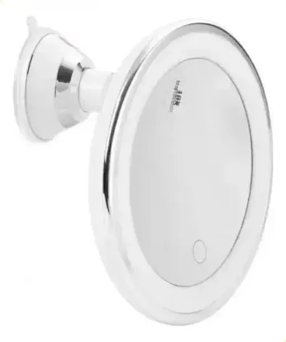 Ventosas De Maquillaje Led Con Espejo, Aumento De 10 X, Usb,