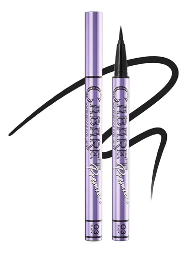 Delineador Líquido Waterproof Vivienne Sabó Negro