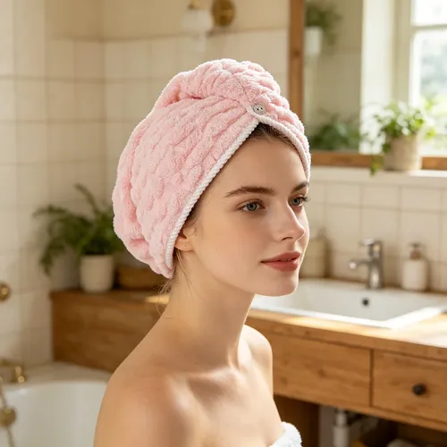 Un Gorro De Baño Cloud Velvet Velvet Dry