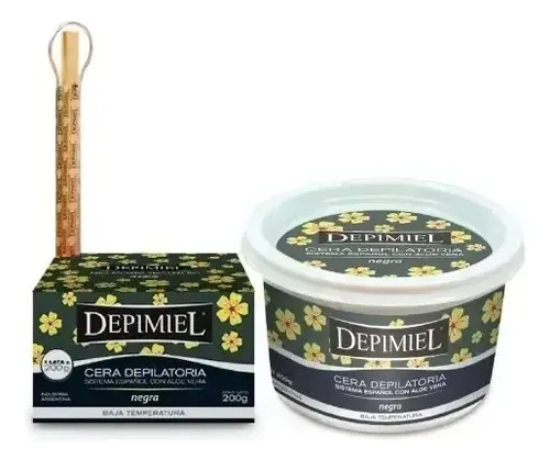 Cera Depilatoria Depimiel Negra X200grs (cod. 4816)