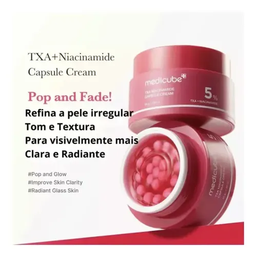 Medicube Capsule Cream Txa Niacinamide Korea 55g Todo Tipo De Piel Día/noche