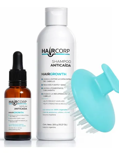 Serum Crecimiento + Shampoo Anticaida + Masajeador Capilar