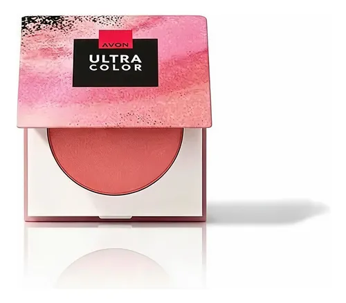 Avon Ultra Color Rubor En Polvo Tono Coral Iluminado