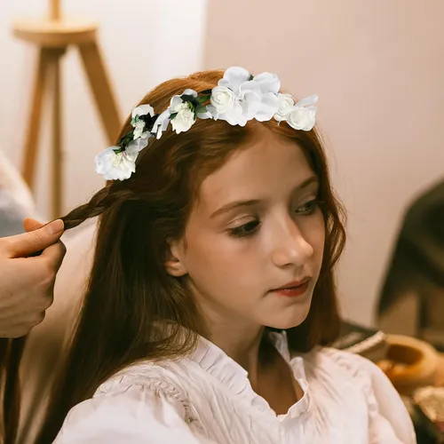 Accesorio For El Pelo, Guirnalda De Boda, Diseño Floral