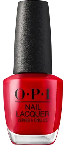 Esmalte Opi Lacquer Big Apple Red N25 Color Rojo