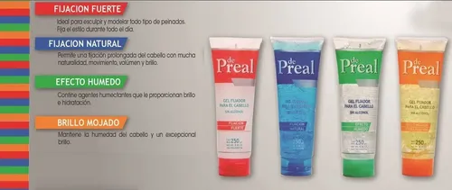De Preal Gel Efecto Humedo Pomo X 250g Sin Alcohol