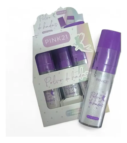 Polvo De Hadas Pink 21 Con Aplicador Ultra Shine Aprob Anmat