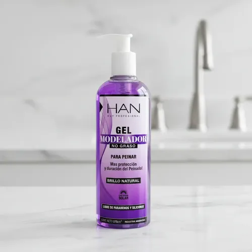 Han Gel Modelador No Graso Para Peinar Metodo Curly 375 Ml
