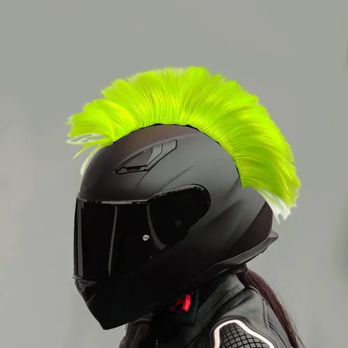 3 Pelucas De Casco, Peluca De Pelo Punk, Peluca De Verde