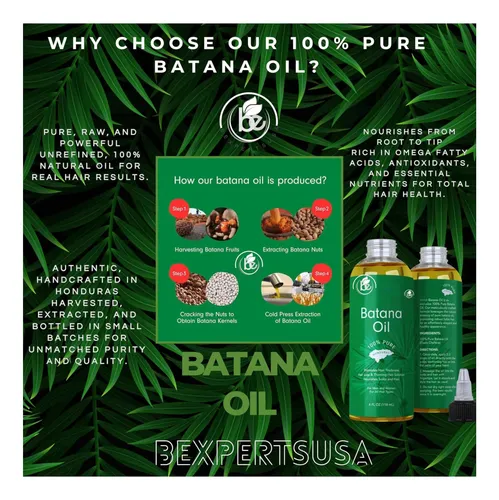 Aceite De Batana 100% Puro Y Natural, Promueve Cabello