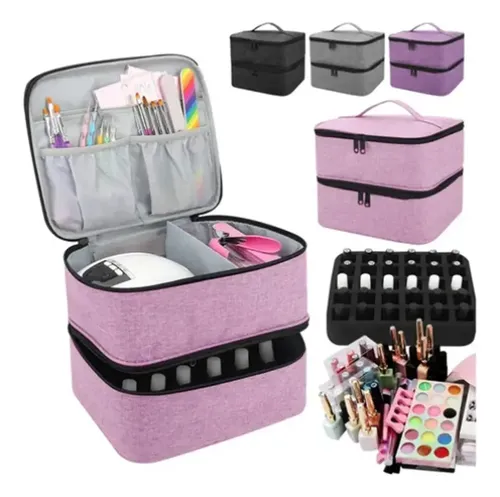 Mujer Estuche Maquillaje Doble Capa Cy.