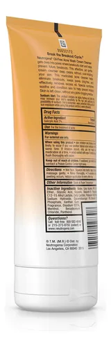 Crema Limpiadora Facial Neutrogena Sin Aceite Para El Acné,