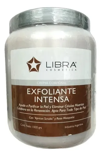 Crema Exfoliante Corporal Con Carozo De Durazno Libra Kilo