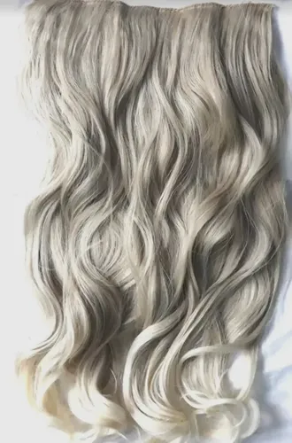 Cortina De Pelo Identico Natural Colagenadas Opaca Ceniza!