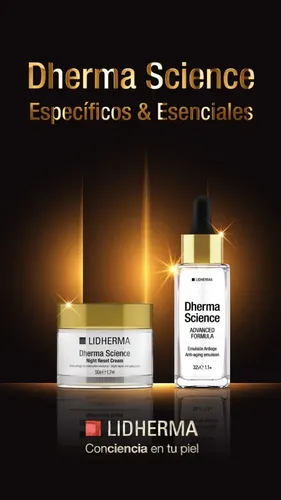 Dherma Science Night Reset Crema Lidherma Pieles Estresadas Tipo de piel Todo tipo