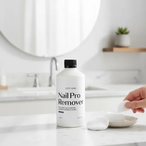 Removedor Esmalte Semi Y Uñas Acrílicas Liquido 500ml