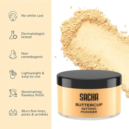 Sacha Buttercup Polvo Suelto Translucido 50 G Tono Medio …