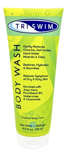 Gel De Baño Triswim Que Elimina El Cloro Y Humecta Para Nada