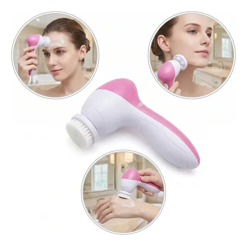 Cepillo Limpiador Facial 5 En 1 Exfoliante Masajeador Piel