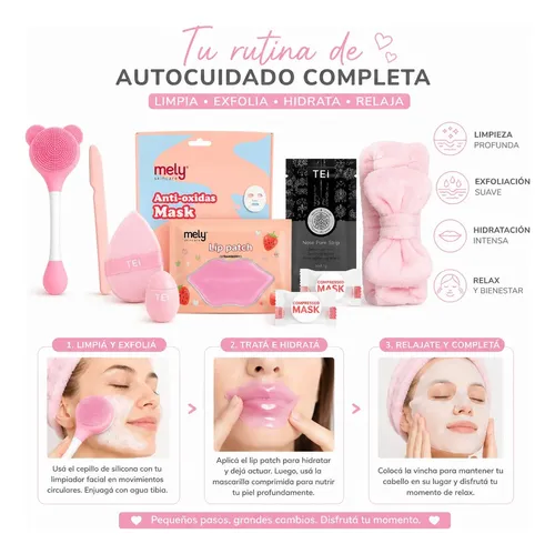 Kit Skincare Completo Cuidado De La Piel Caja De Regalo