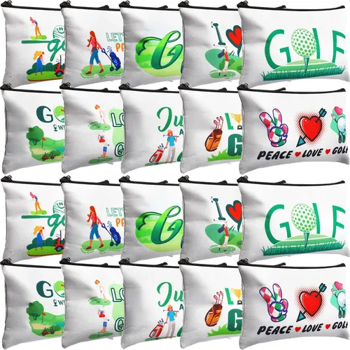 Bolsa De Maquillaje Eccliy Golf, Bolsa De Cosméticos De Lona
