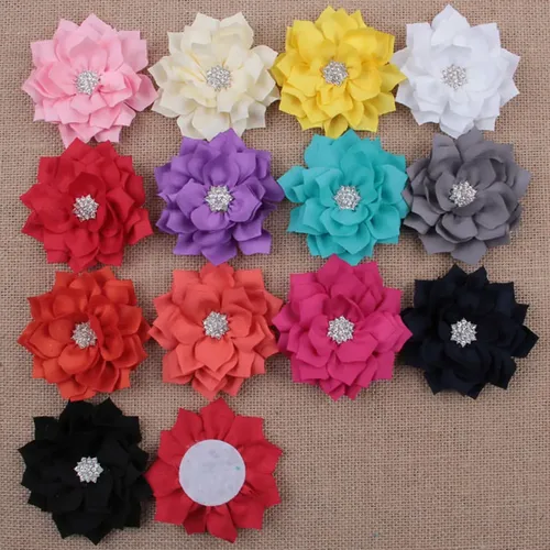 12 Accesorios Para El Pelo Con Forma De Loto (sin Pinzas)