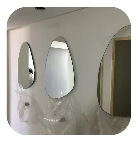 Espejo Con Forma Irregular 45cm X 55cm Modelo 10 Con Luz Led