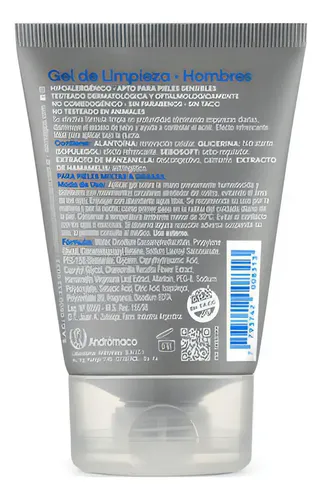 Gel De Limpieza Dermaglós Hombres Refrescante 100g Momento de aplicación Día/Noche Tipo de piel Todo tipo de piel