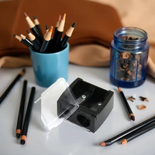 Sacapuntas De Lápiz De Maquillaje Squarezhenbo Doble