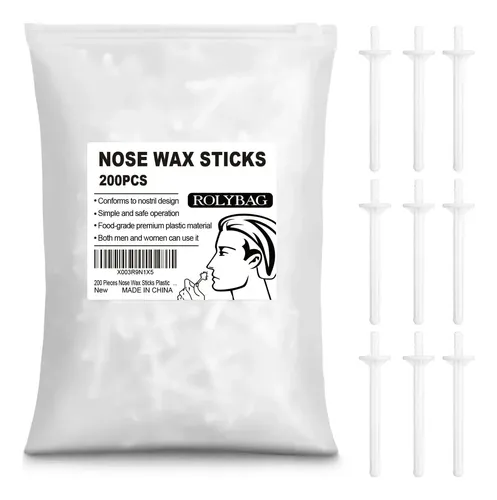 Aplicadores De Cera Nasal Rolybag, 200 Unidades, Varillas De